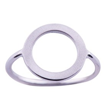 Nordahl Jewellery - Sølvring, cirkel 14 mm 